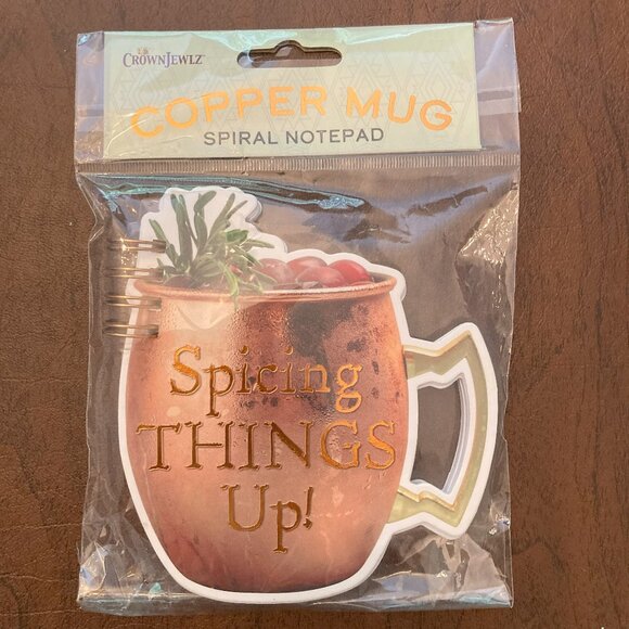 🆕Copper Mug Spiral Notepad - Picture 1 of 3